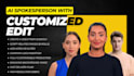create and edit explainer, commercial, business video with ai actor
