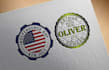 design a professional circle, stamp, badge colored logo