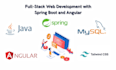 fullstack web development with spring boot and angular