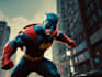 draw superhero action comic