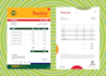 create a professional invoice template design 6hrs