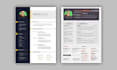 do resume or modern CV design template maker