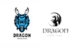 do unique dragon dinosaur vector logo design