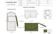 design full tech pack for bag concept backpack, handbag, purse, wallet, suitcase