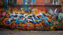 create unique street art graffiti collage