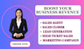be your sales representative, lead generation, cold calling
