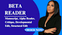 beta read fantasy thriller sci fi memoir your novel developmental book editor