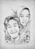 draw a portrait picture with custom deisgn