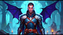 draw a dnd character design and dnd character art