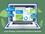 publish guest posts on business and finance websites