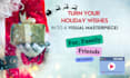 make a christmas greeting video and holiday video