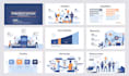 design powerpoint presentation, key notes and pitch desk