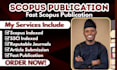 write and publish article on scopus indexed journal, ssci, sci, q1, q2 journals