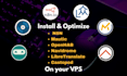 install and optimize n8n, mautic, openhab, navidrome, libretranslate, castopod