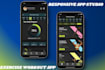 develop flutter fitness health gym training workout plan react native mobile app