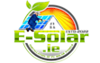 design modern solar panel logo