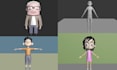 do a low poly 3d character model