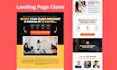 design, redesign, clone your website into a clickfunnels sales funnel