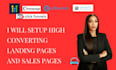 setup landing page in unbounce funnel cockpit clickfunnel gohighlevel convertkit