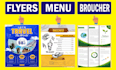 redesign or edit,update flyer, brochure, poster within hours