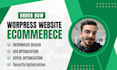 ecommerce wordpress website design and listing website