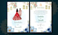 create indian wedding invitation card and video