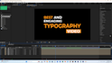 create smooth text animation and kinetic typography videos 2d motion ads