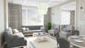 retouch 3d house design,living room,modern bedroom,kitchen rendering,3d bathroom