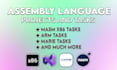 code assembly language projects and tasks in masm x86, arm and more