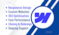 design webflow website with custom webflow design