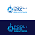 do make an modern custom pool and spa logo