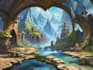 create concept art, fantasy landscapes, background scenes