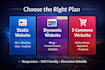 build a static, dynamic or ecommerce wordpress website