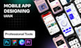 design UI UX design for mobile app, website UI UX design