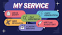do data entry, copy past, web research, ms office,  b2b lead