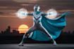 draw a cool comic book superhero