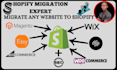 migrate wordpress, wix, bigcommerce, squarespace, weebly store to shopify store