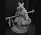 3dmodel custom action figure, sculpt tabletop mini character stl for 3d printing