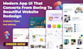 design figma website uiux, web prototype, UX research, figma autolayout