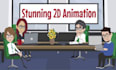create professional 2d animation explainer video in 24 hours