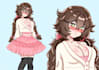 draw custom anime visual novel character sprites with expressions