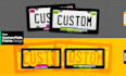 custom a license plate frame for vehicles and other