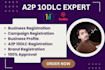 register a2p 10dlc on twilio and gohighlevel