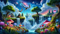 create fantasy landscape concept art