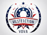 do modern political logo for election campaign