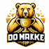 do make unique champion cup golden ber mascot logo design