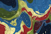 create unique printable digital oil paint abstract wall art design