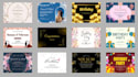 design birthday , party and wedding invitation card