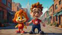 design custom cartoon character, mascot