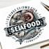 design beautiful seafood logo